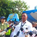 Direktur Utama Perum Bulog Ahmad Rizal Ramdhani saat ditemui di Kantor Pusat Bulog, Jakarta, Senin (11/5/2026). (CNBC Indonesia/Martyasari Rizky)