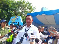 Direktur Utama Perum Bulog Ahmad Rizal Ramdhani saat ditemui di Kantor Pusat Bulog, Jakarta, Senin (11/5/2026). (CNBC Indonesia/Martyasari Rizky)