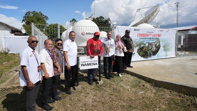 TelkomGroup Resmikan Tulang Punggung Konektivitas Digital Papua
