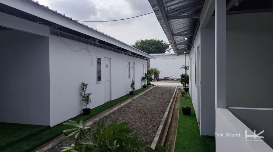 Hunian sementara (huntara) di kawasan Jalan Kramat Raya, Jakarta. (Dok. Hutama Karya)