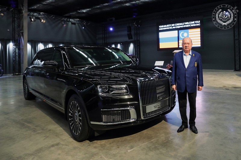 Pemilikan limosin Aurus Senat oleh KDYMM SPB Yang di Pertuan Agong Sultan Ibrahim disifatkan sebagai satu penghormatan istimewa melambangkan hubungan erat serta persahabatan kukuh antara Malaysia dan Persekutuan Rusia, Senin (11/5/2026). (Tangkapan layar officialsultanibrahim)
