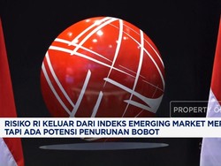 Risiko RI Keluar Dari Indeks Emerging Market Mereda