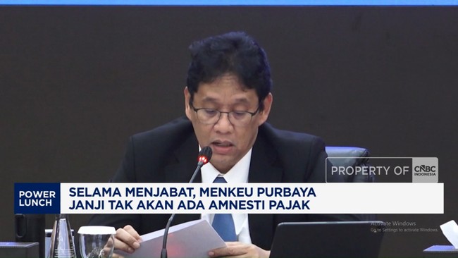Video: Selama Menjabat, Menkeu Purbaya Janji Tak Ada Amnesti Pajak