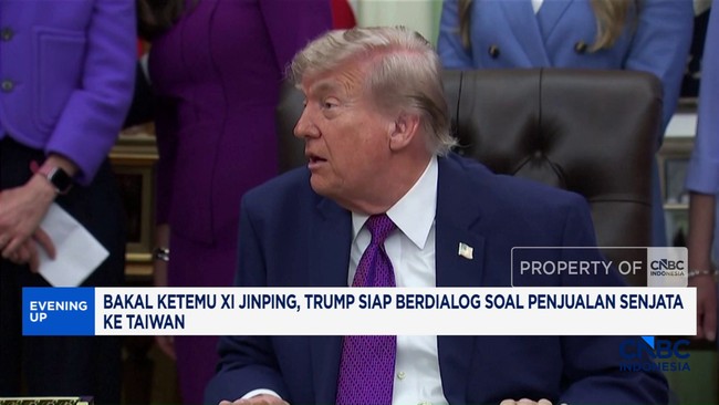 Video: Trump Siap Berdialog Soal Penjualan Senjata ke Taiwan