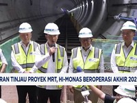Gibran Tinjau Proyek MRT, HI-Monas Beroperasi Akhir 2027