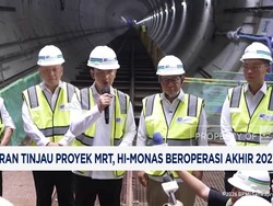 Gibran Tinjau Proyek MRT, HI-Monas Beroperasi Akhir 2027