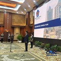 Menteri Keuangan (Menkeu), Purbaya Yudhi Sadewa melantik enam pejabat baru Ditjen Pajak di Gedung Djuanda I Kantor Pusat Kementerian Keuangan, Jakarta, Selasa (12/5/2026). (CNBC Indonesia/Zahwa Madjid)