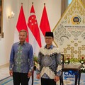 Menteri Luar Negeri RI Sugiono dan Menteri Luar Negeri Singapura Vivian Balakrishnan dalam pertemuan bilateral di Gedung Pancasila, Jakarta Pusat, Selasa (12/5/2026). (CNBC Indonesia/Thea Fathanah Arbar)