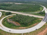 Penampakan Jalan Tol Palembang–Betung. (Dok. Hutama Karya)