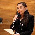 Profil Eileen Wang berbicara di Arcadia, California, AS.  (via REUTERS/City of Arcadia - City Hall via)