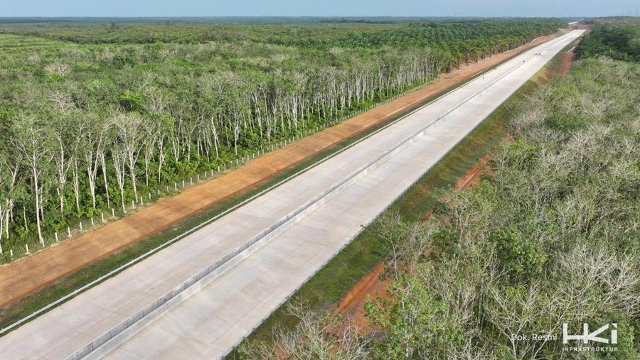 Proyek Tol Betung–Jambi Seksi 2A dan 2B.