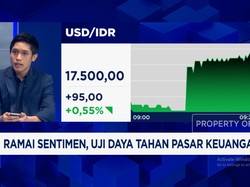 Rupiah Anjlok ke Level Terendah Sepanjang Masa Rp 17.500 per Dolar AS