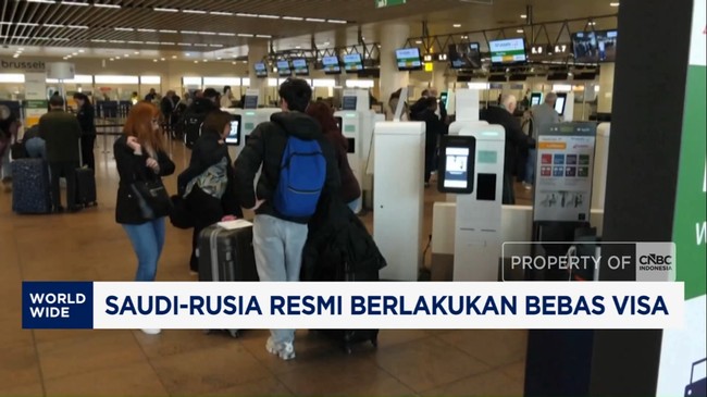 Video: Saudi dan Rusia Resmi Berlakukan Bebas Visa Timbal Balik