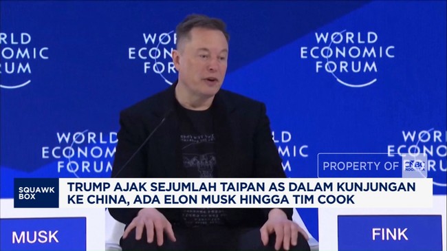 Video: Trump Ajak Taipan AS ke China, Ada Elon Musk - Tim Cook