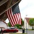 Bendera Amerika Serikat berkibar di AS. (IMAGN IMAGES via Reuters Connect/Bob DeChiara)