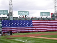 Bendera Amerika Serikat berkibar di AS. (IMAGN IMAGES via Reuters Connect/Bob DeChiara)