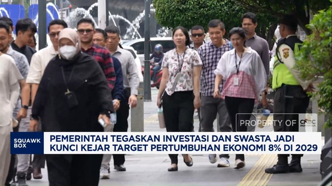 Video: Investasi dan Swasta Jadi Kunci Target Pertumbuhan Ekonomi 8%