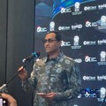 Kepala Eksekutif Pengawas Pasar Modal, Keuangan Derivatif, dan Bursa Karbon Otoritas Jasa Keuangan (OJK) Hasan Fawzi saat menyampaikan Konferensi Pers Pasar Modal di Gedung Bursa Efek Indonesia, Jakarta, Rabu (13/5/2026). (CNBC Indonesia/Mentari Pusp