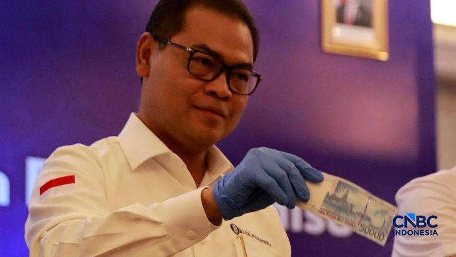 Konferensi Pers Pemusnahan Rupiah Palsu Hasil Klarifikasi Bank Indonesia di Gedung Kebun Sirih lt. 6, Kompleks Kantor Pusat BI, Jakarta, Rabu, (13/5/2026).