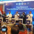 Konferensi Pers Pemusnahan Rupiah Palsu Hasil Klarifikasi Bank Indonesia di Jakarta, Rabu (13/5/2026). (CNBC Indonesia/Robertus Andrianto)