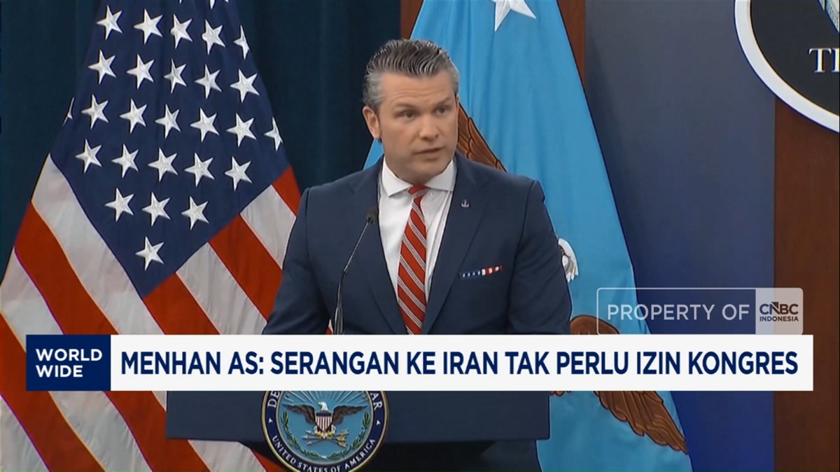 Video: Menhan AS Sebut Serangan ke Iran Tak Perlu Izin Kongres