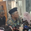 Menteri Pekerjaan Umum (PU) Dody Hanggodo saat ditemui wartawan di gedung DPR RI, Rabu (13/5/2026). (CNBC Indonesia/Chandra Dwi Pranata)