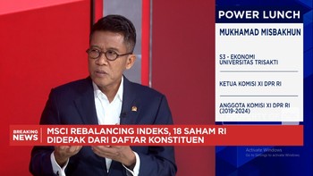 Misbakhun: Rebalancing MSCI Jadi Obat "Pahit" Penguatan Bursa Saham RI