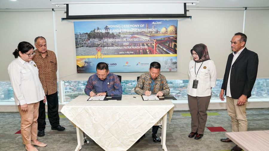 Perjanjian jual beli gas untuk kilang Balikpapan