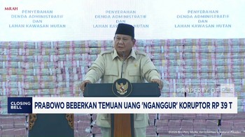 Prabowo Beberkan Temuan Uang 'Nganggur' Koruptor Rp 39 Triliun