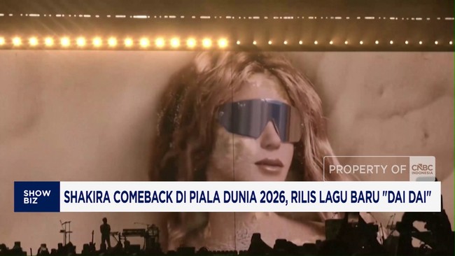 Video: Shakira Comeback Di Piala Dunia 2026, Rilis Lagu Baru "Dai Dai"