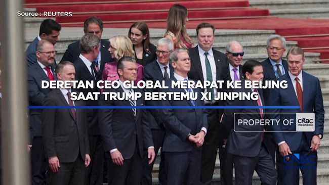 Video: Deretan CEO Merapat ke Beijing Saat Trump Bertemu Xi Jinping