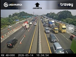 Long Weekend, Tol Japek Km 47 hingga Dawuan Km 65 Diterapkan Contraflow