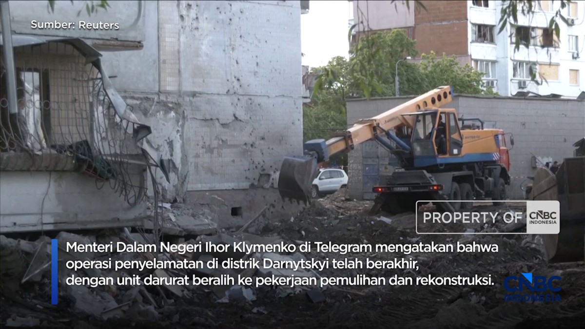 Video: Operasi Pencarian Korban Berakhir, 24 Orang Tewas di Kyiv