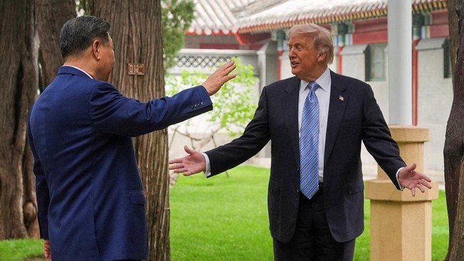 Penampakan Pohon di Taman Rahasia China yang Bikin Donald Trump Syok