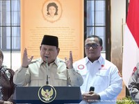 Presiden Prabowo Subianto meresmikan Museum Ibu Marsinah dan Rumah Singgah, Kabupaten Nganjuk, Jawa Timur, Sabtu (16/5/2026). (Tangkapan Layar Youtube/Sekretariat Presiden)
