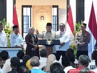 Presiden Prabowo Subianto meresmikan Museum Ibu Marsinah dan Rumah Singgah, Kabupaten Nganjuk, Jawa Timur, Sabtu (16/5/2026). (Tangkapan Layar Youtube/Sekretariat Presiden)