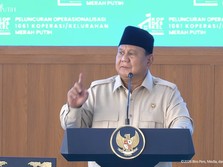 Foto: Presiden Prabowo Subianto meresmikan operasionalisasi 1.061 Koperasi Desa/Kelurahan Merah Putih di Kabupaten Nganjuk, Jawa Timur, Sabtu, (16/5/2026). (Tangkapan Layar YouTube Sekretariat Presiden)