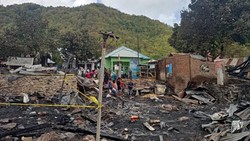 Emosi lalu Bakar Adik, Pria di Bima Sebabkan 17 Rumah dan Gudang Hangus