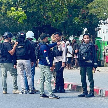 Perang antarsuku di Wamena, Papua, menyebabkan 472 warga mengungsi. (Dok. Istimewa via Deikcom)