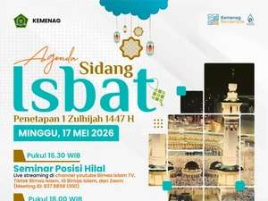 Hasil Sidang Isbat Idul Adha 2026 Diumumkan Hari Ini, Pantau Link Berikut!