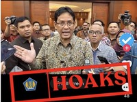 Video hoaks Menteri Keuangan Purbaya Yudhi Sadewa.