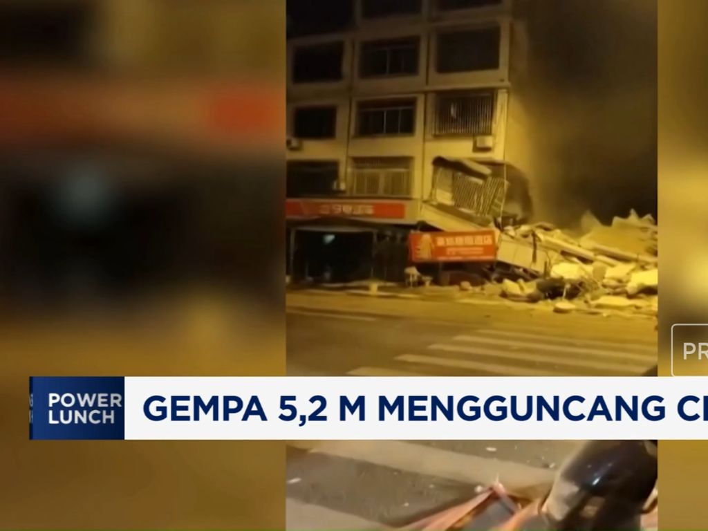 Gempa 5,2 M Mengguncang China
