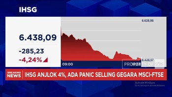 IHSG Ambruk 4% & Rupiah Amblas ke Rp 17.660 per USD