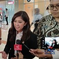 Menteri Komdigi, Meutya Hafid dalam rapat dengan Komisi I DPR, Senin (18/5/2026). (CNBC Indonesia/Novina Putri Bestari)