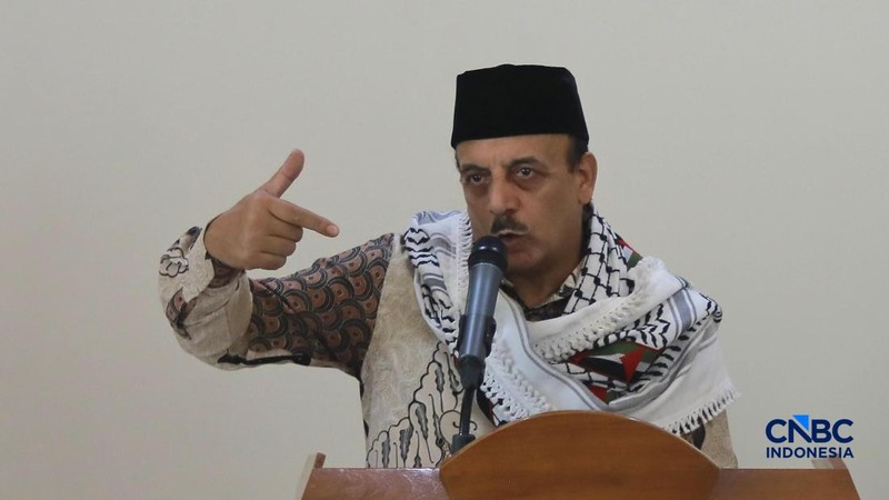 Peringatan 78 tahun Al-Nakba digelar di Kedutaan Besar Palestina di Jakarta, Senin (18/5/2026).