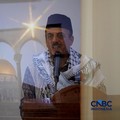 Peringatan 78 tahun Al-Nakba digelar di Kedutaan Besar Palestina di Jakarta, Senin (18/5/2026). (CNBC Indonesia/Muhammad Sabki)