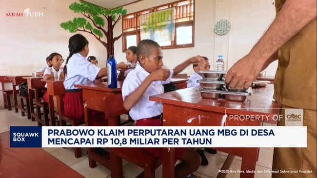 Video: Prabowo Sebut Perputaran Uang MBG di Desa Capai Rp10,8 Miliar