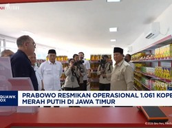 Prabowo Resmikan Operasional 1.061 KDMP di Jawa Timur