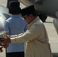 Presiden Prabowo saat acara penyerahan Pesawat MRCA Rafale dan Alutsista Lainnya kepada TNI, 18 Mei 2026. (YouTube/Sekretariat/Presiden)