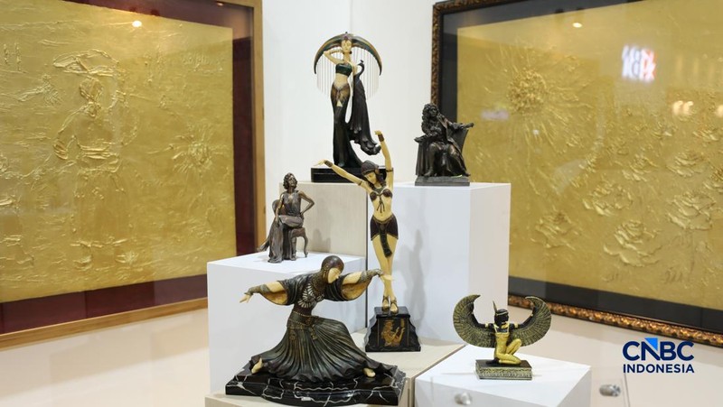 Barang yang dilelang dalam pameran BPA Fair, Ragunan, Pasar Minggu, Jakarta, Selasa (19/5/2026). (CNBC Indonesia/Tri Susilo)